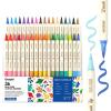 B.36Pcs-72Dual Tone Colors