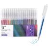 18 Colors Retractable Glitter Gel Ink Pens
